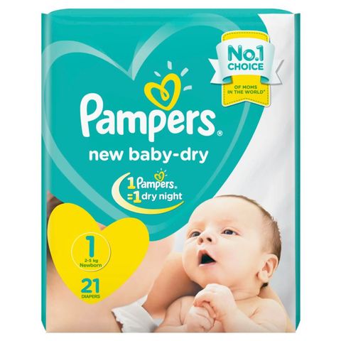 pieluchy pampers new baby dry 2 mini 100szt