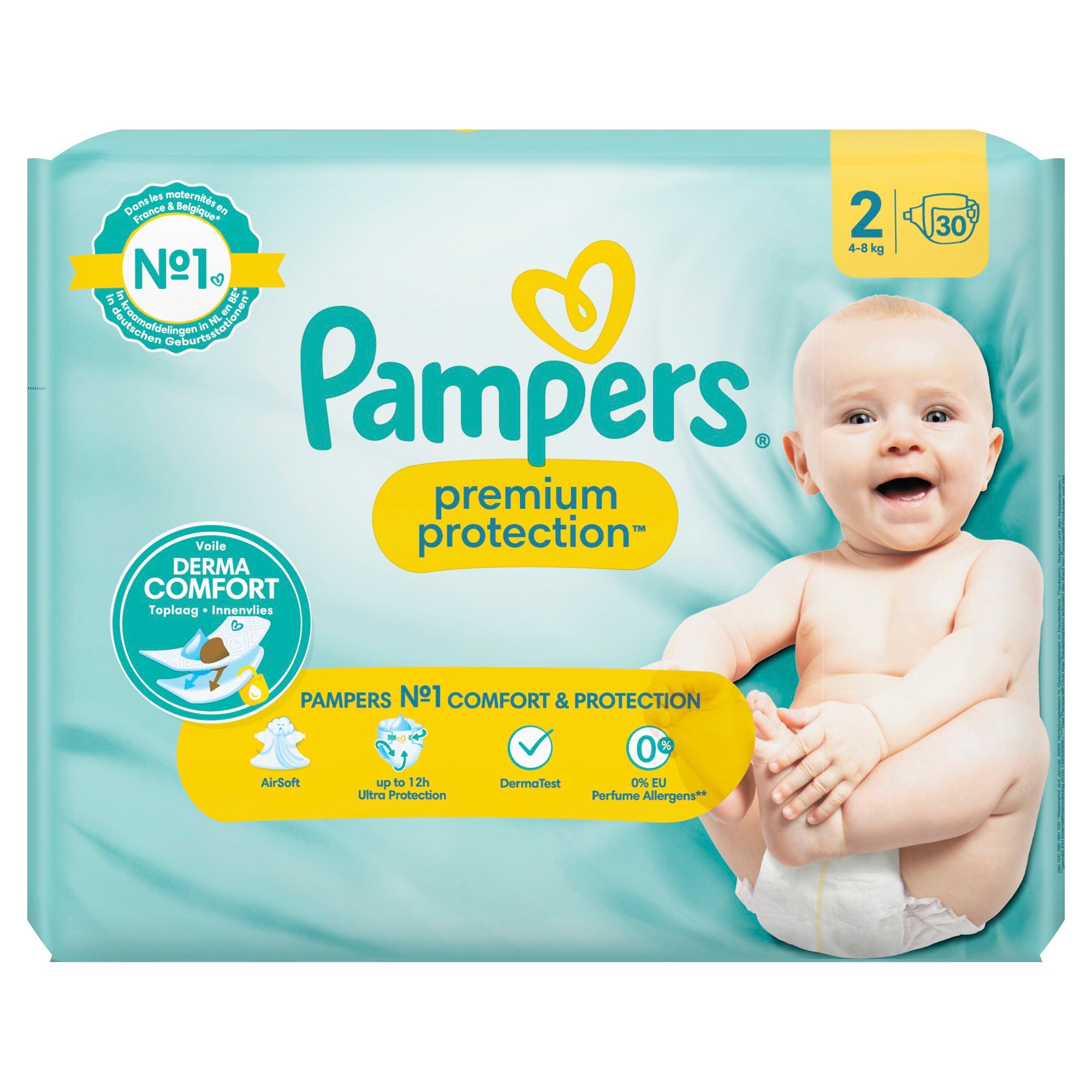 pampers pure skład