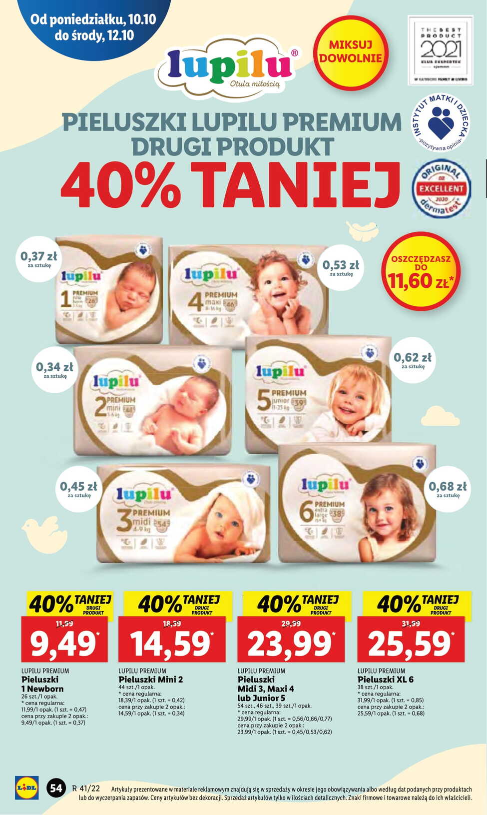 pampers małe opakowanie r.2 cena