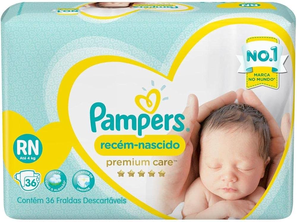 pampers niebiesko-zielone