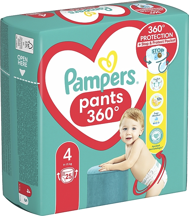 pampers wskaźnik wilgotności kolor