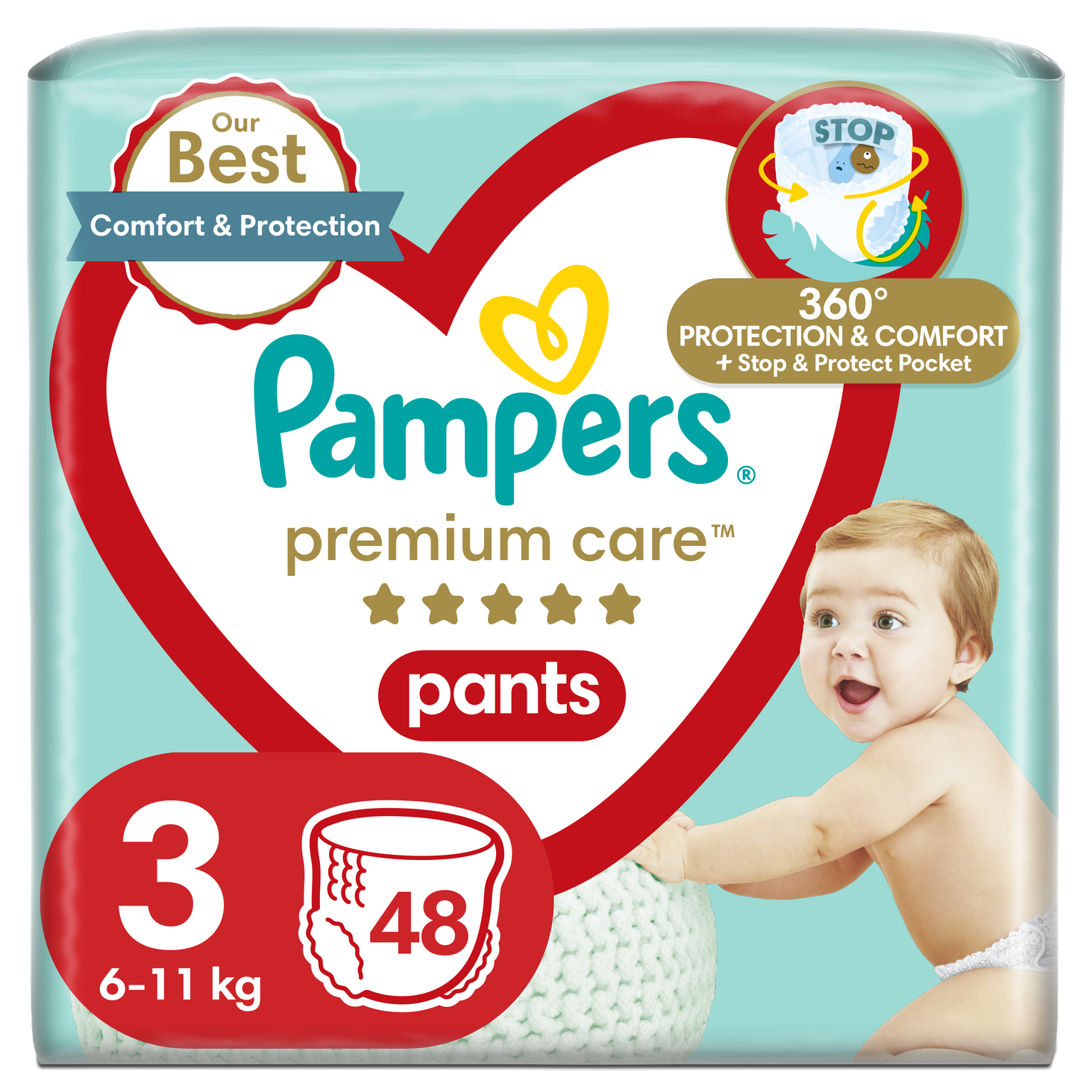 chusteczki nawilżane pampers 6x64 leclerc