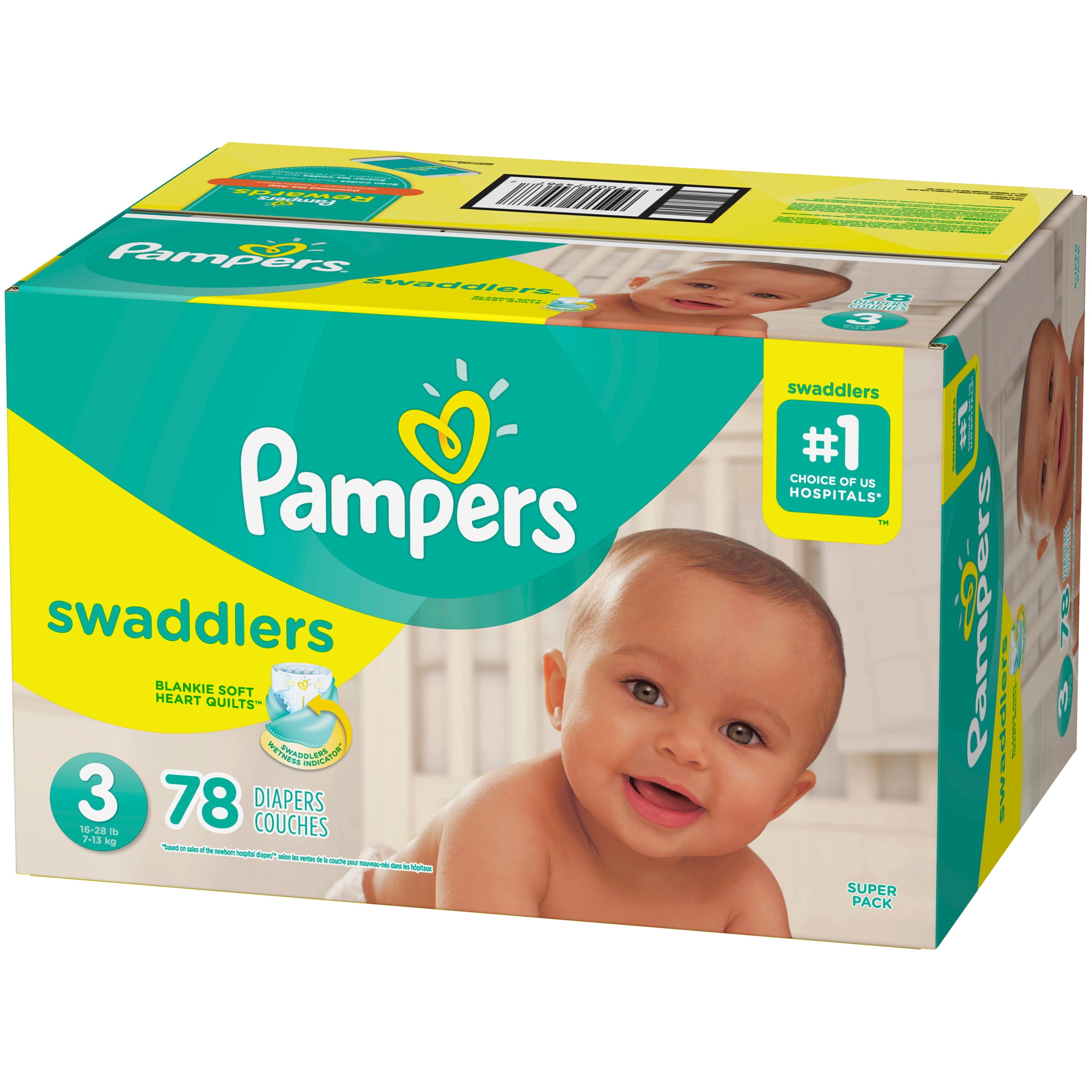 pampers 3 108 sztuk cena