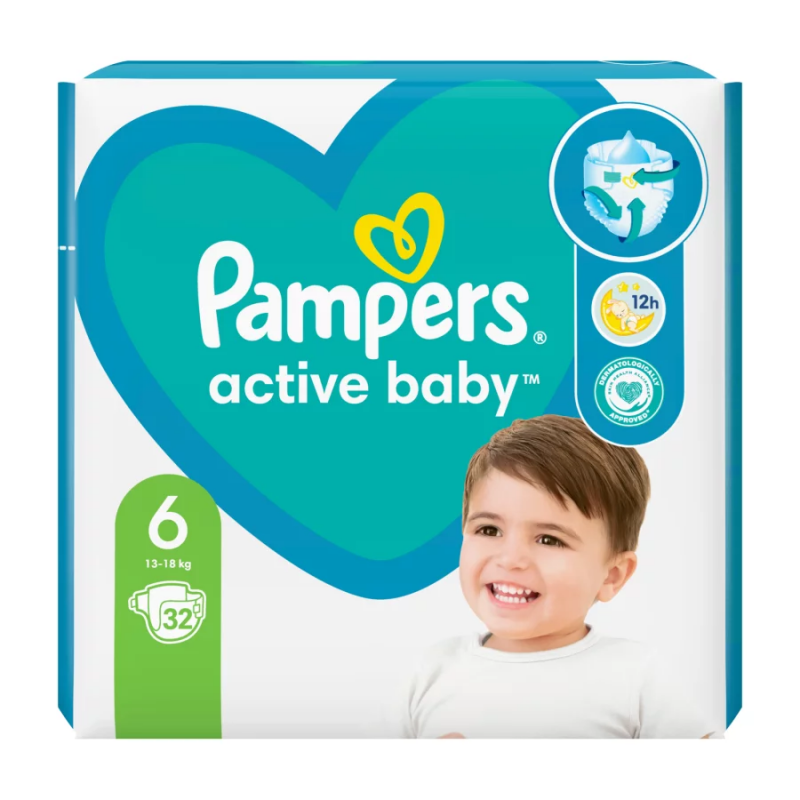 pampers 6 32 sztuki