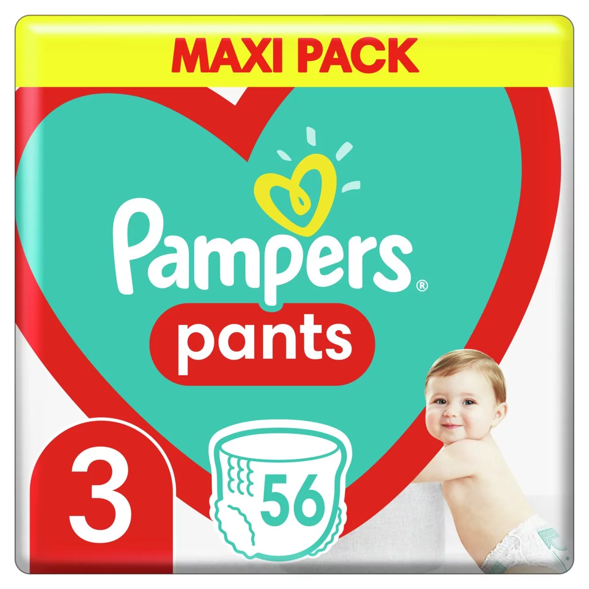 pampers pomarańczowr