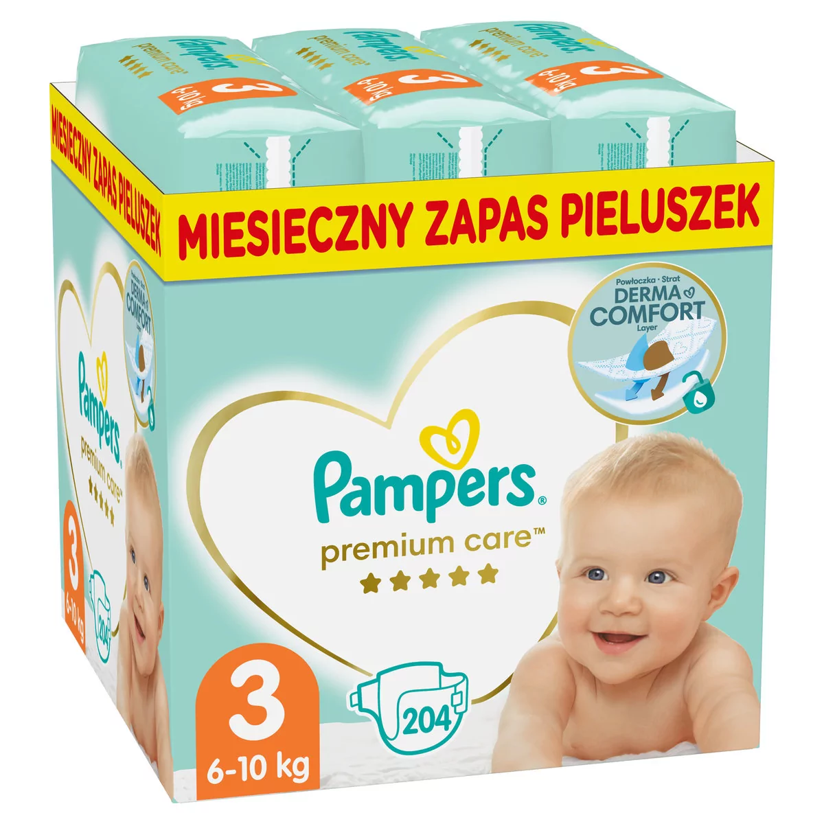 pampers new baby pieluchy rozmiar 1 newborn 2-5kg 43 sztuki