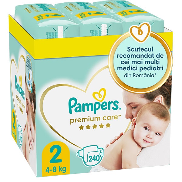 tanie pieluchy pampers premium care