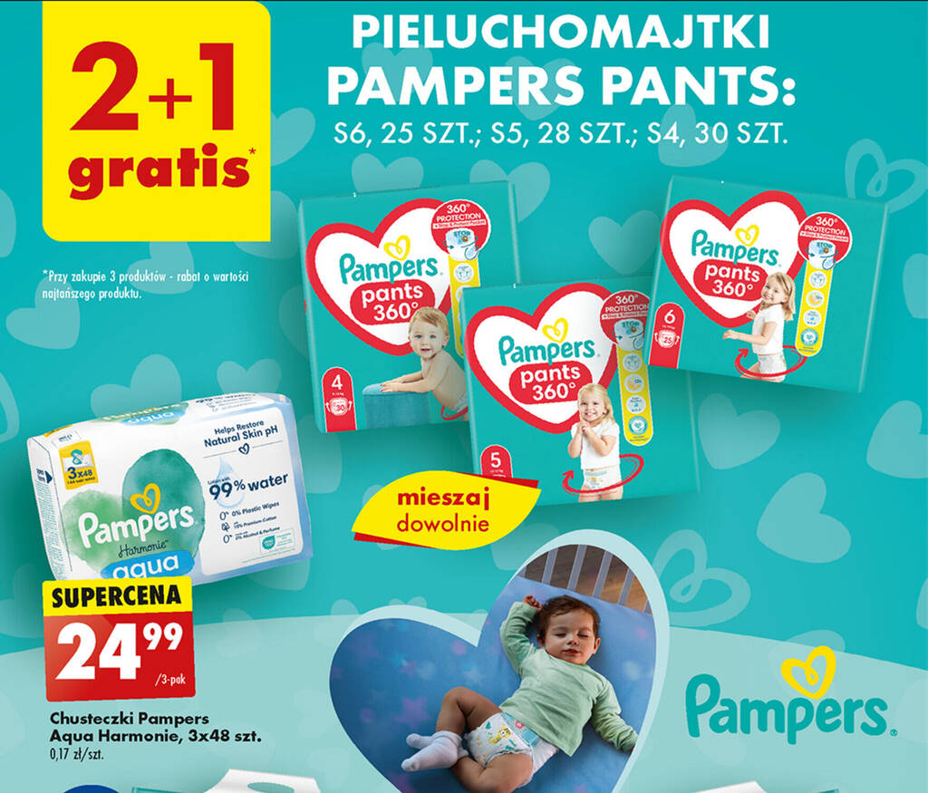 pieluchomajtki pampers od jakiego rozmiaru