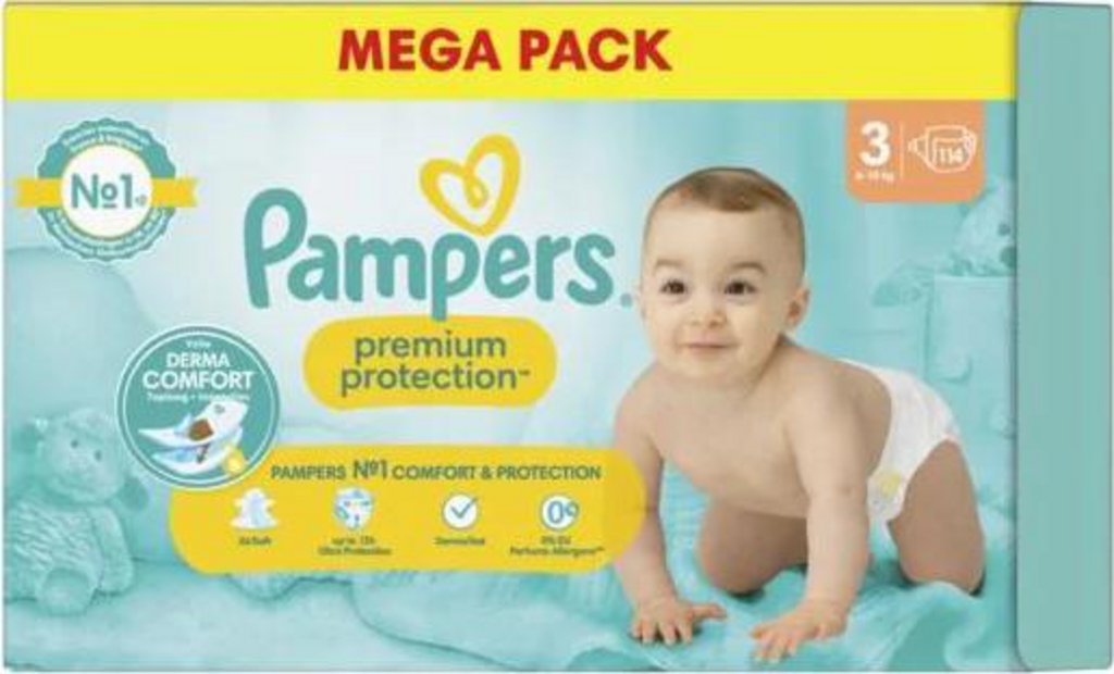 pampers pieluszki 2 new baby dry mini 3-6kg