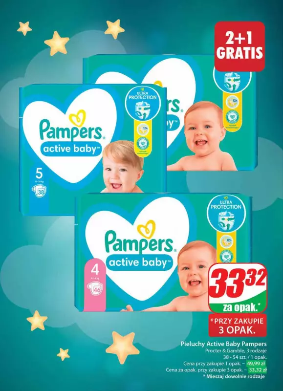 pampers 2 100 szt karton cena