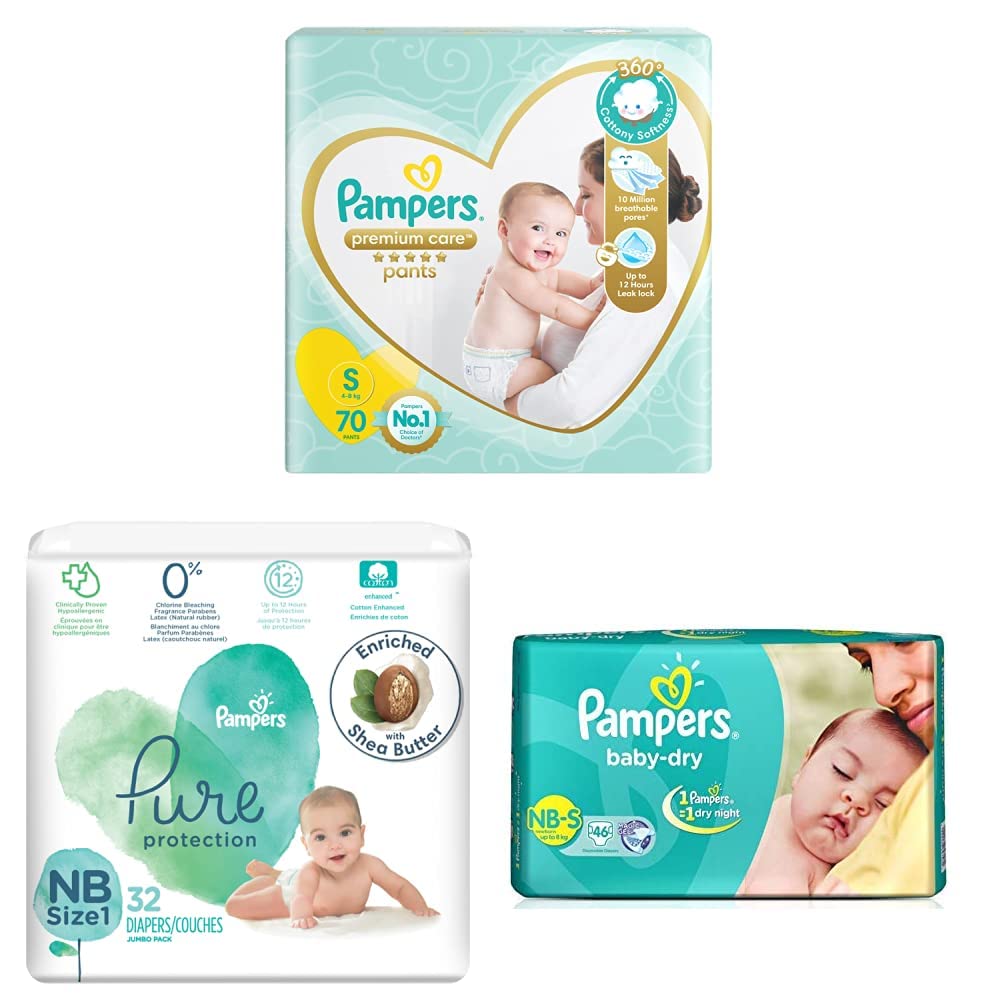 pieluchomajtki pampers premium care pants 4 maxi 44 szt