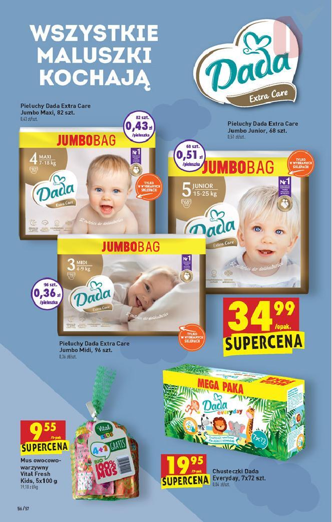 zmiana pampersa pampers i dada 4lat