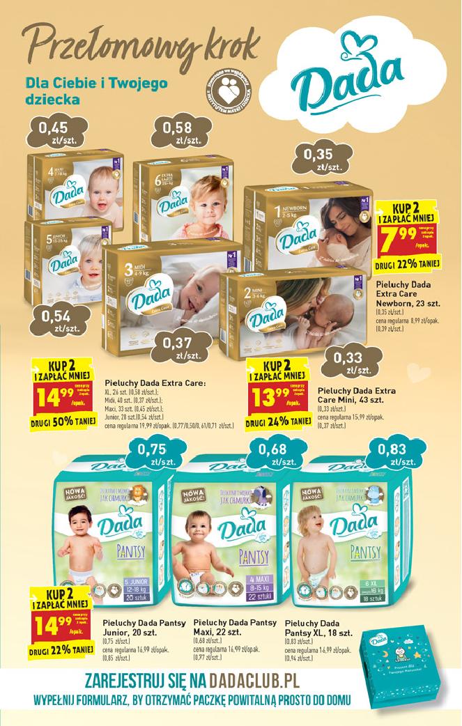 pieluchomajtki pampers 3 tesco