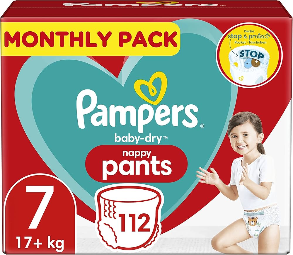 pampers on baby