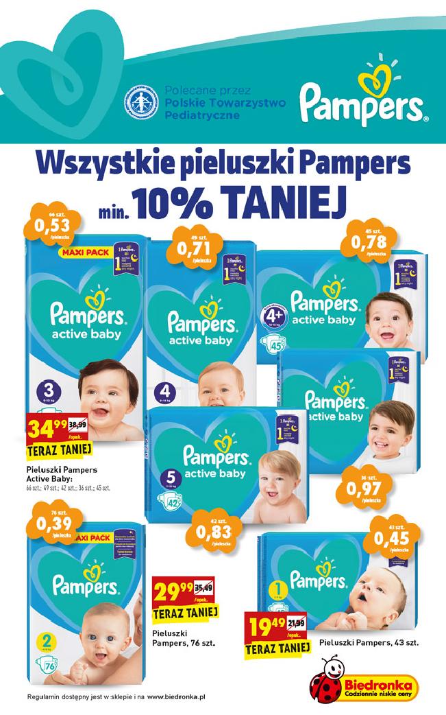 pampers aqua pure wipes 12 pack allegro