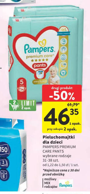 pieluszki jednorazowe pampers 0