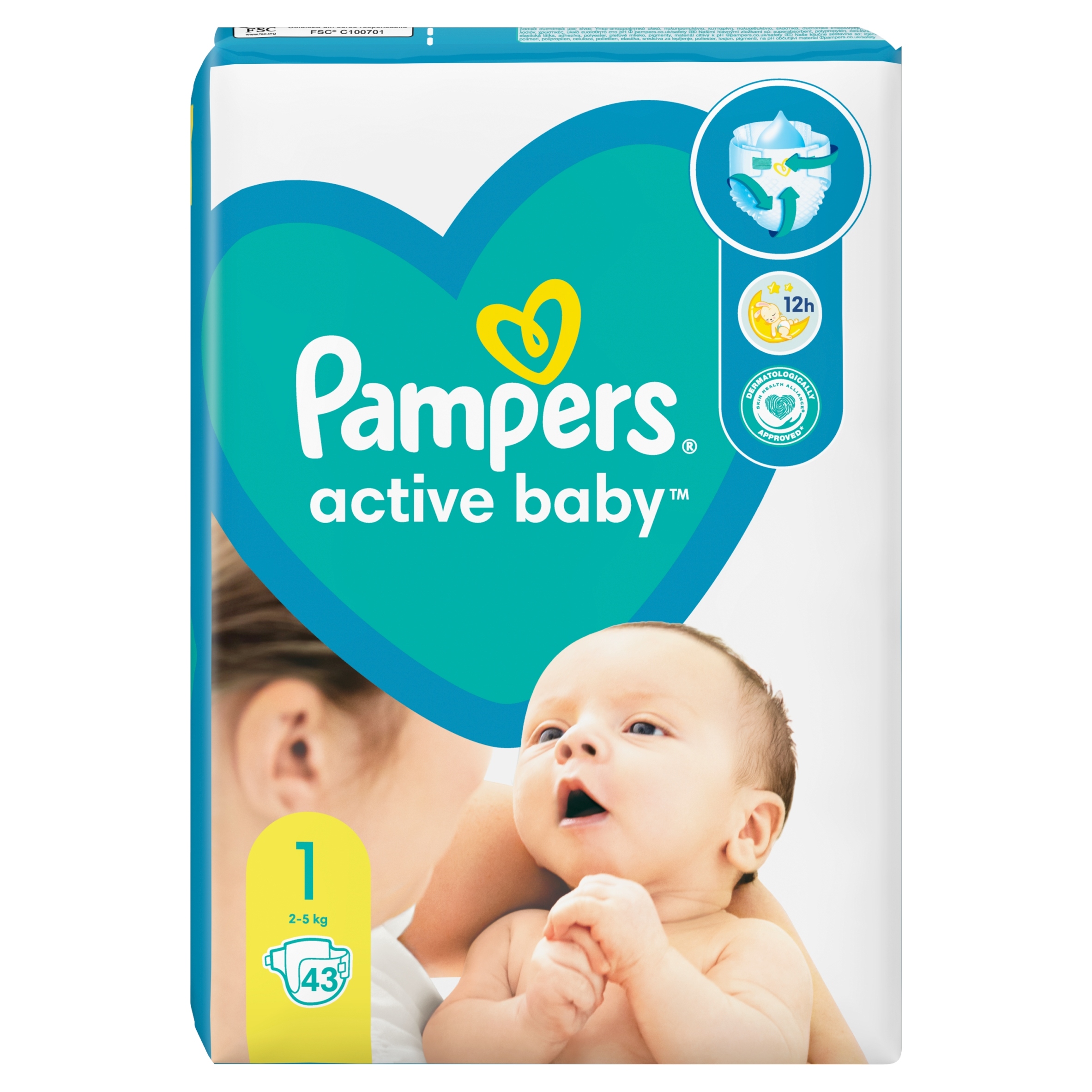 pampers new baby dry 1.2-5 kg cena