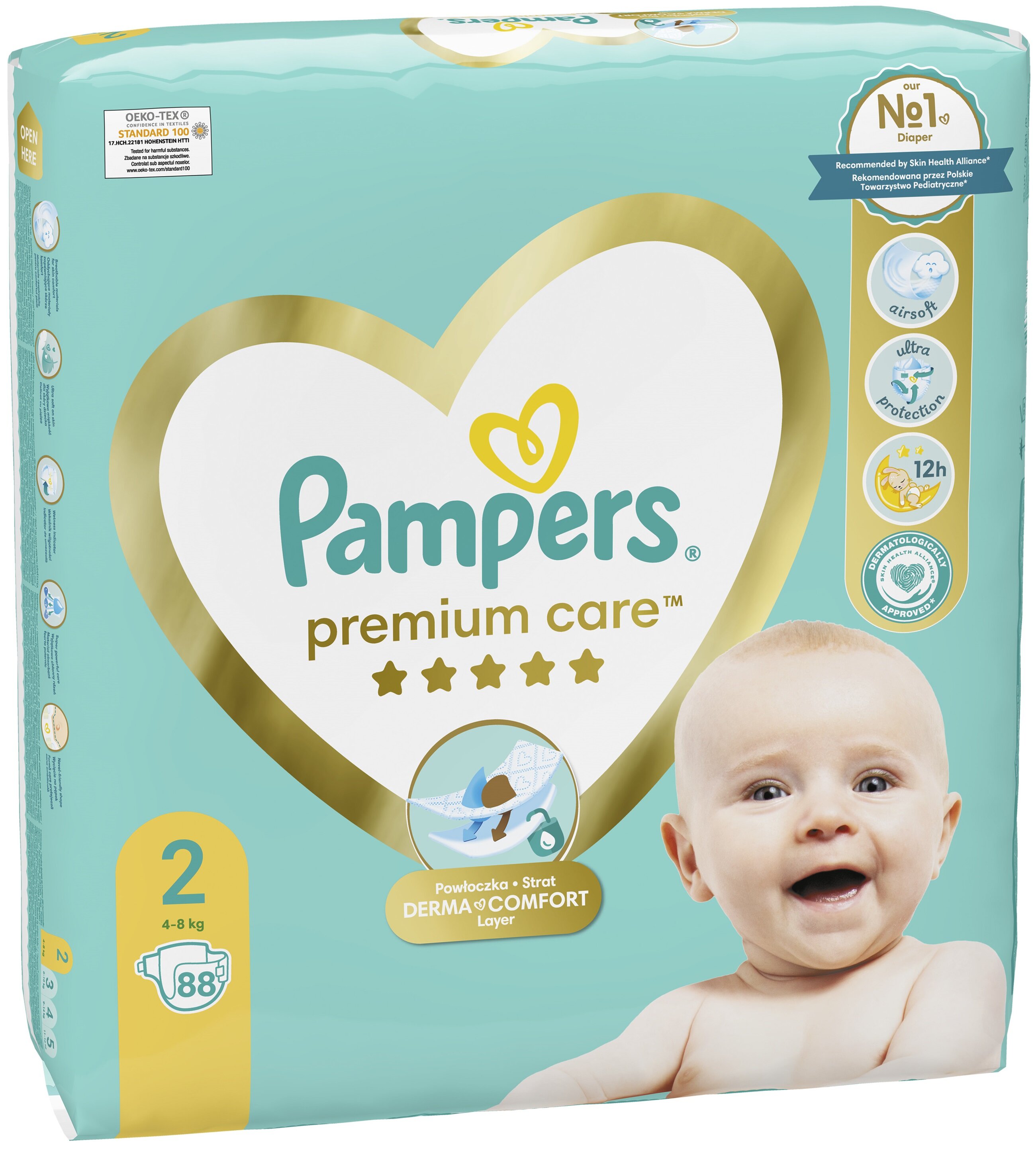 pampers premium new born 22