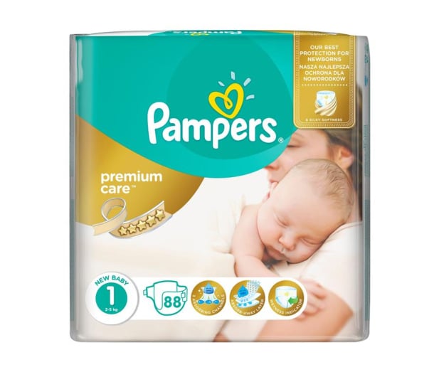 pieluchy pampers new baby 1 newborn 43szt