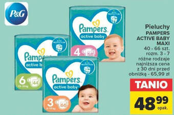 rozmiar pieluszek pampers