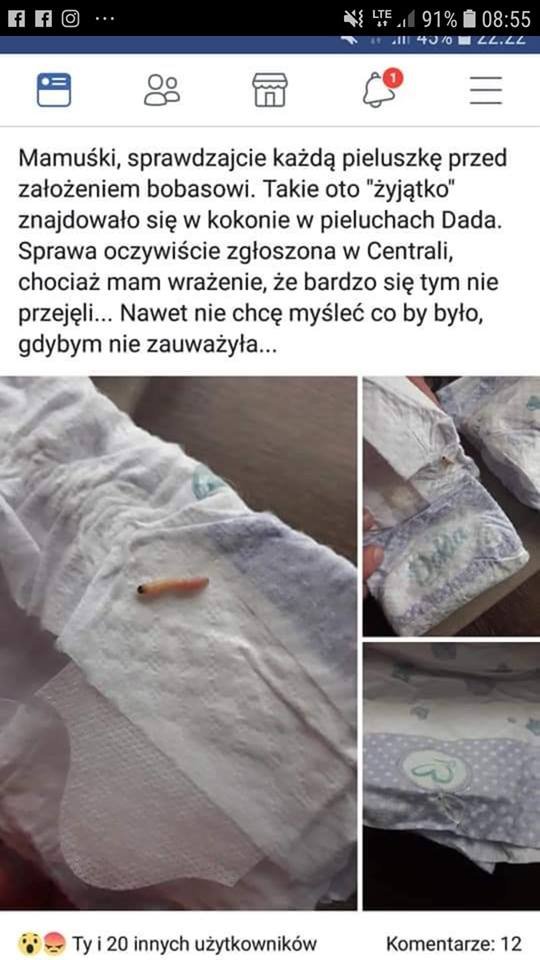 pampers oczekujac