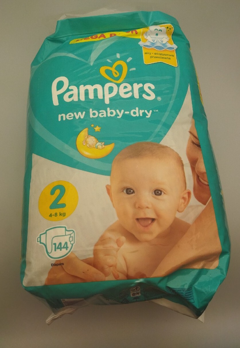 pampers new baby dry 2 cena