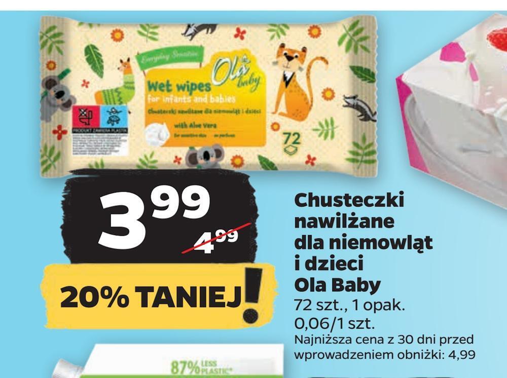 chusteczki nawilżane cleanic kindii pure