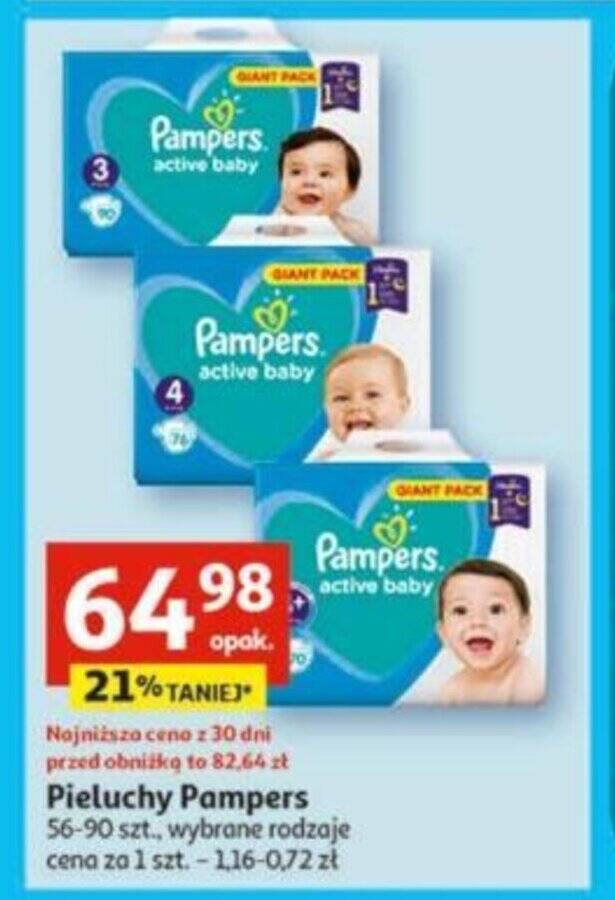 pampers active baby sucha noc