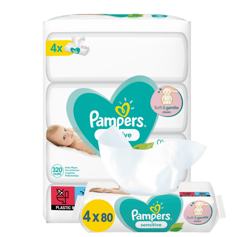 chusteczki nawilżane dla niemowląt pampers auchan cena