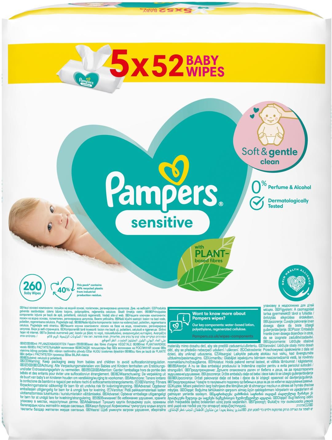 pampers chusteczki nawilżane allegro 6x56