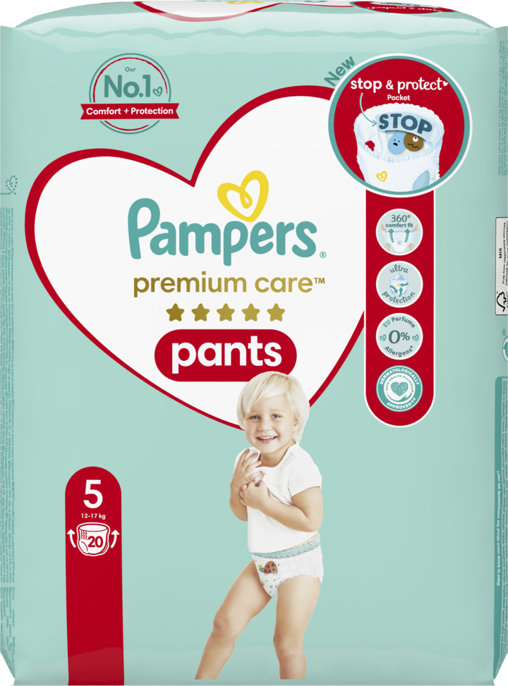 stickers on box pampers