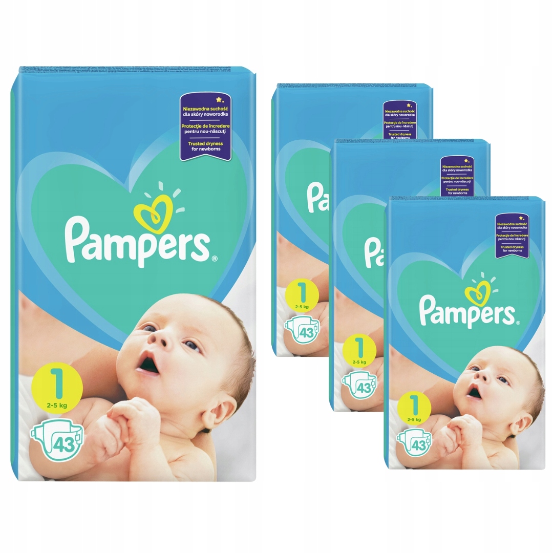 pampers old pee