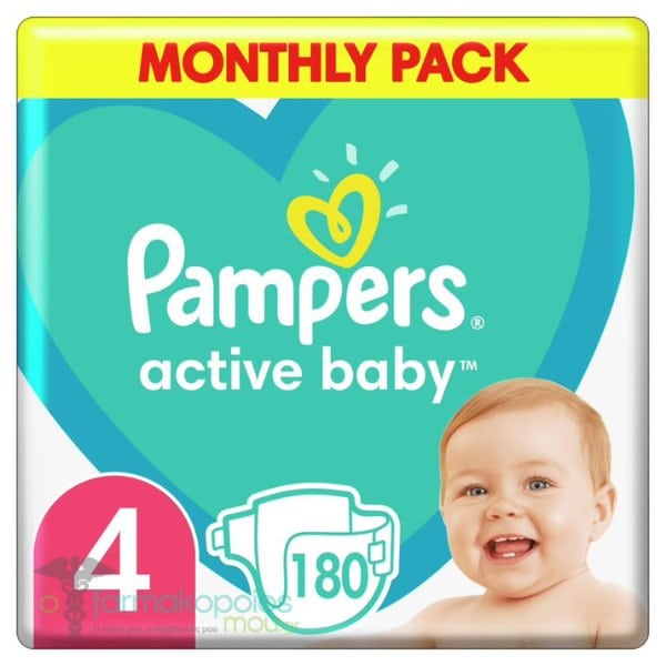 pieluchy pampers active baby dry 4