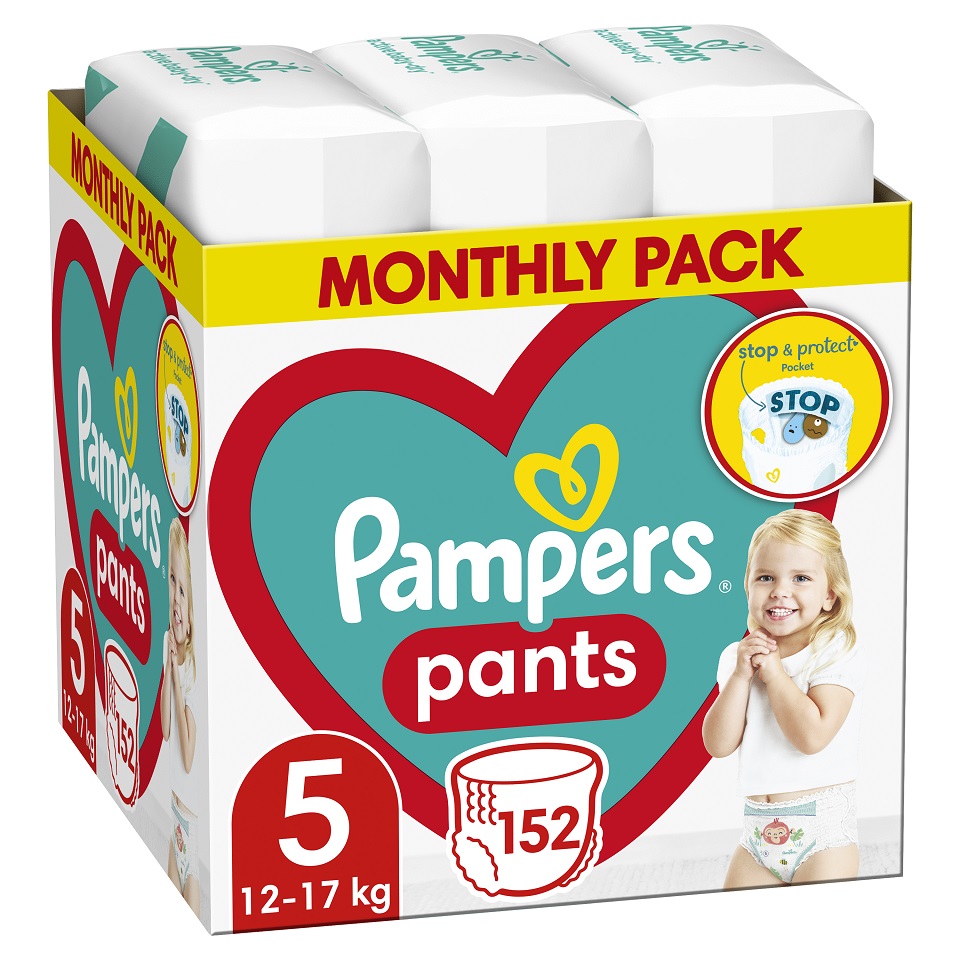 pampers pomarańczowe