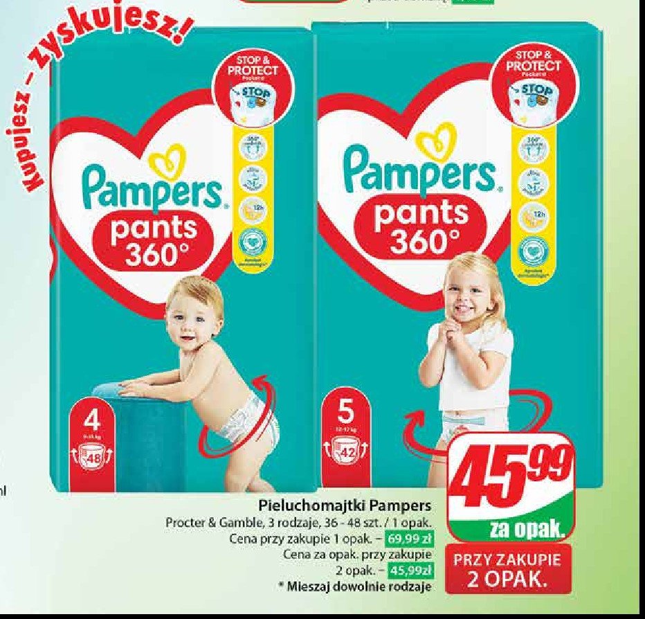 pampers slogan with a stork