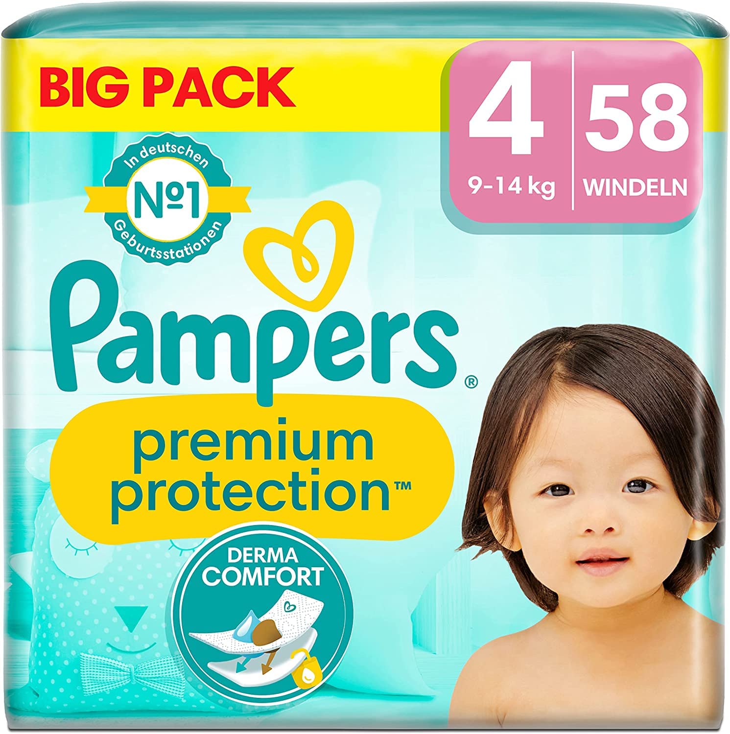 pampers pieluchy premium care 3 midi 204