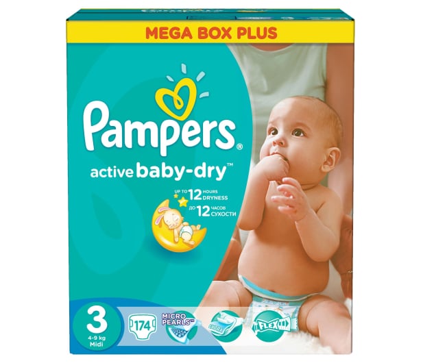 pampers bew baby dry cena