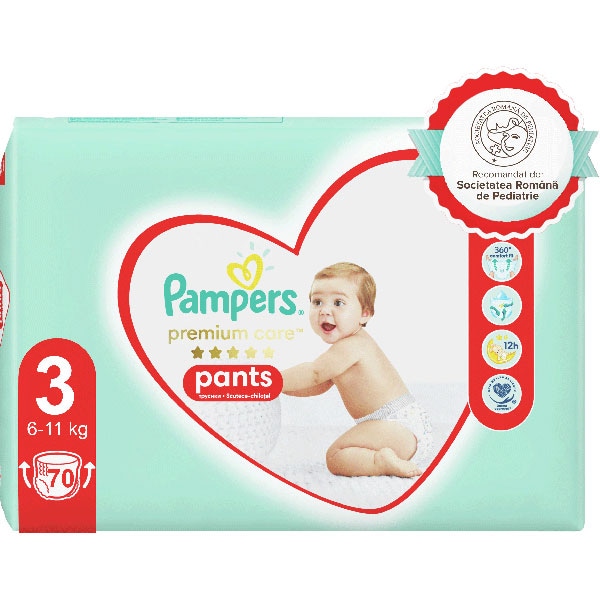 pieluchomajtki pampers pants 3