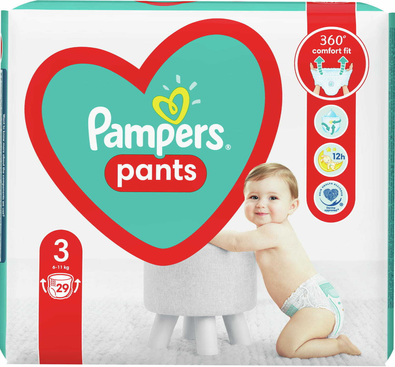 pampers pants rozmiar 4