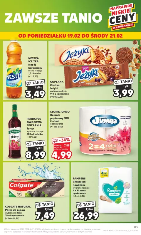 pampers 4 138 sztuk.cena