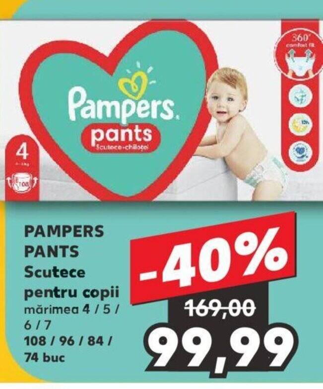 pampers pants 6 mega pack+