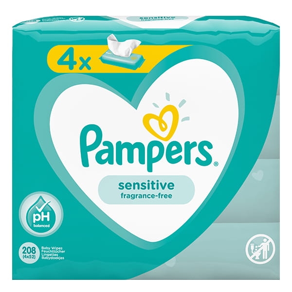 pampers fresh clean chusteczki nawilżane dla niemowląt