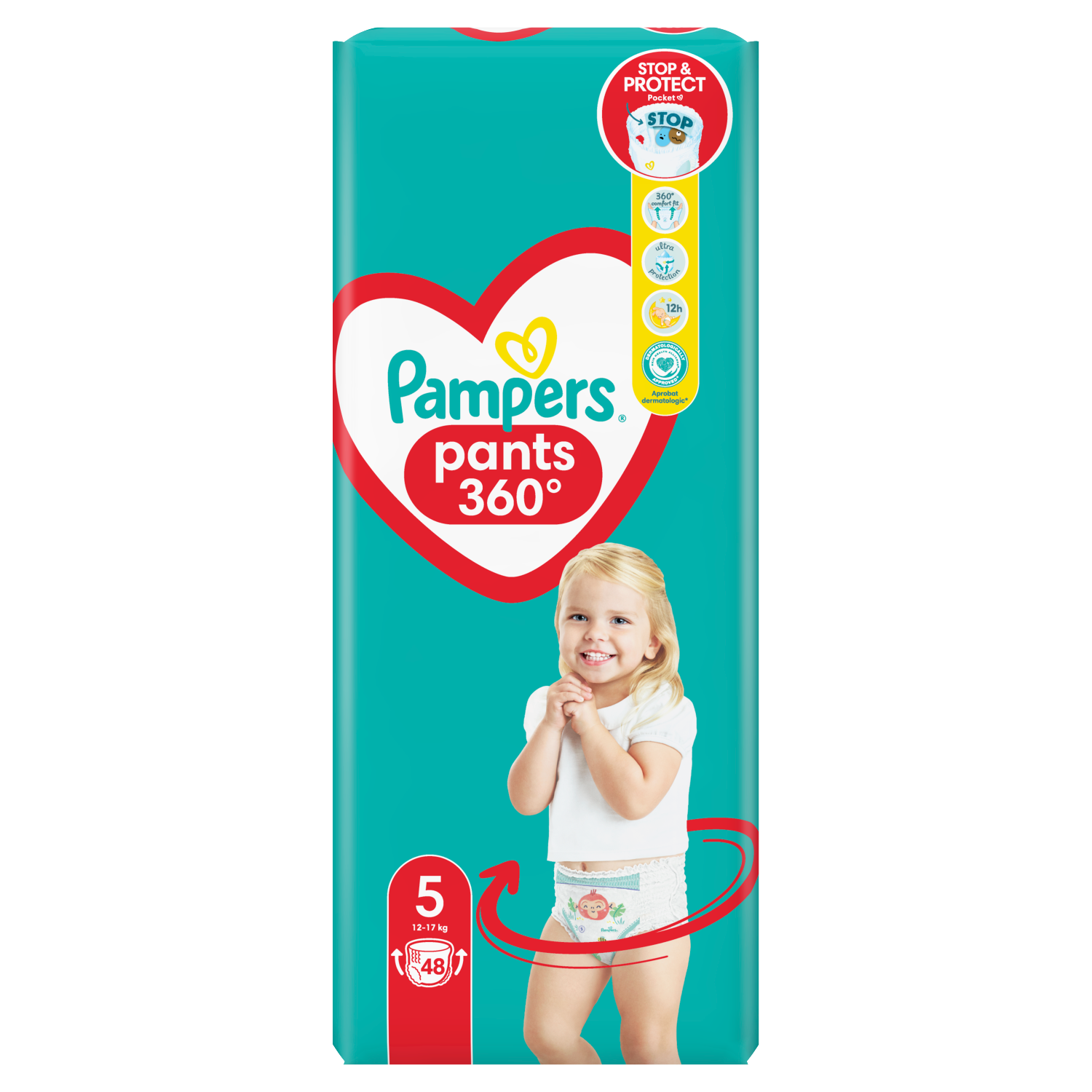 cena pampers activ dry 125 szt