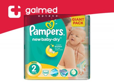 pampers new baby dry 2 box