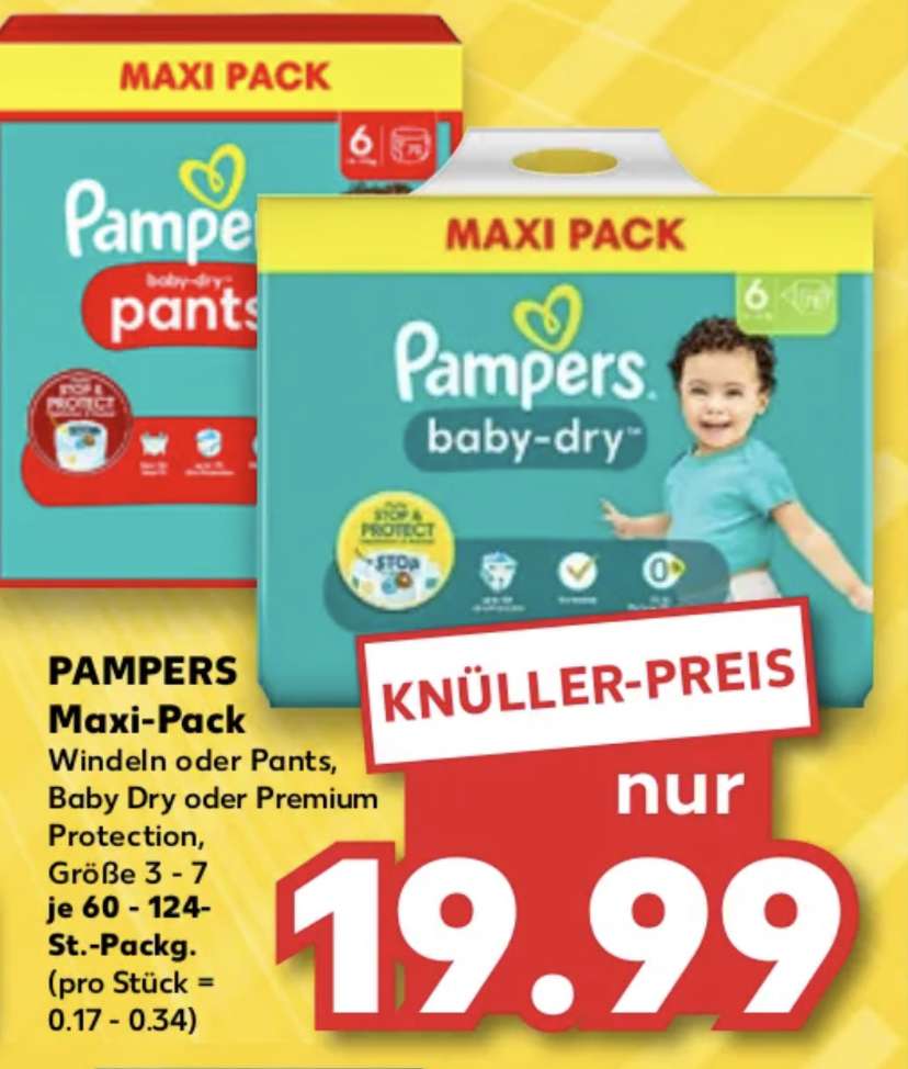 pampers s 6 68 szt