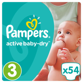 fresh clean pampers 4 pak