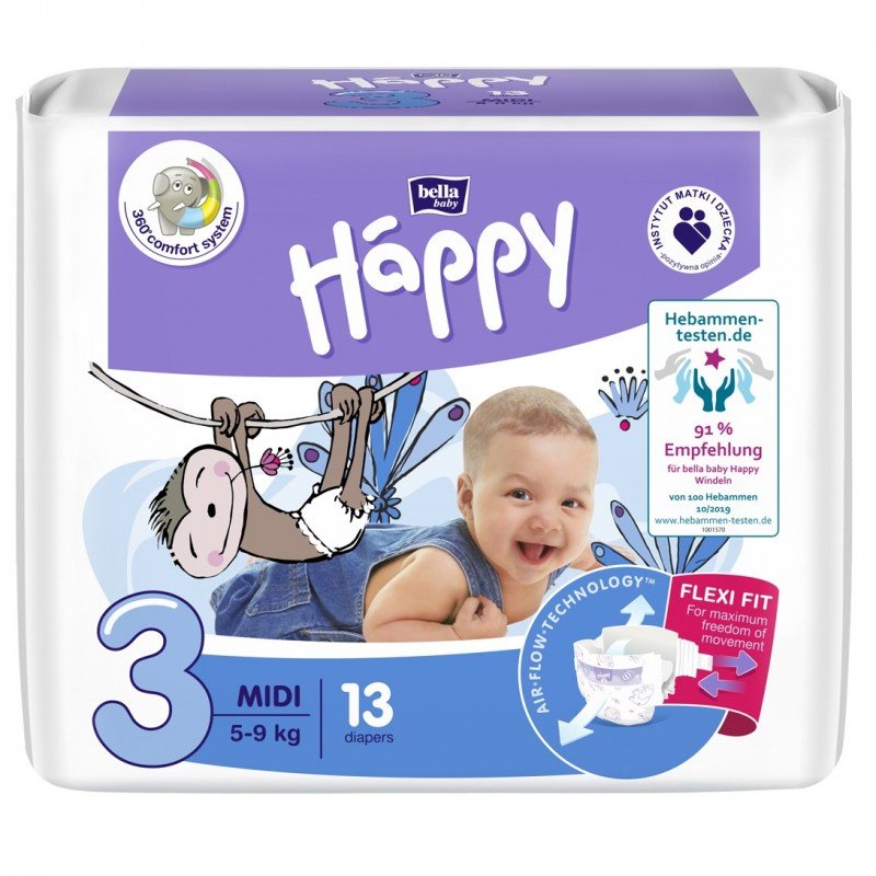 pampers pieluchy active baby 3 midi 174 szt