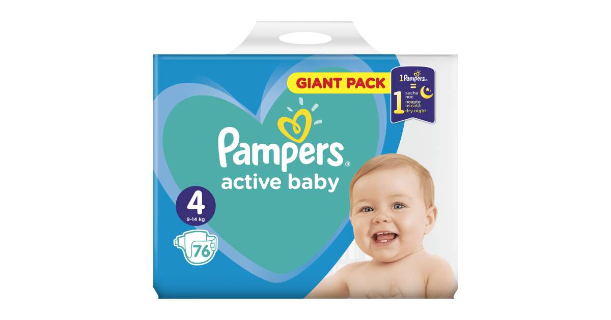 pampers 76n szt 2