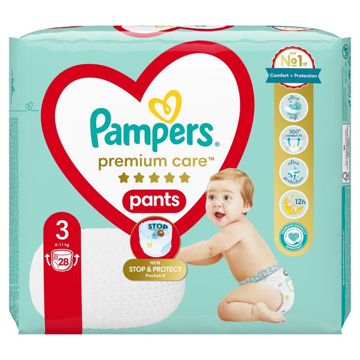 pieluchomajtki pampers premium care pants 4 maxi 44 szt