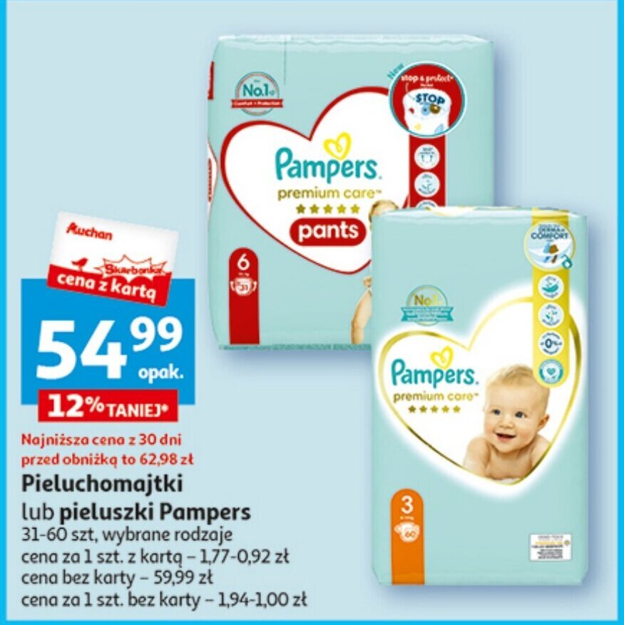 pieluchomajtki pampers 16.99